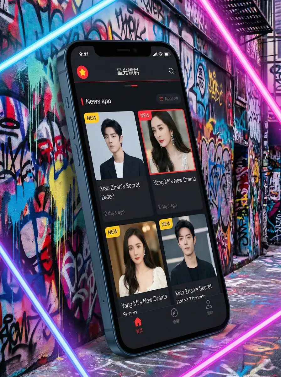 九一暗网 APP界面展示 - 掌上吃瓜神器